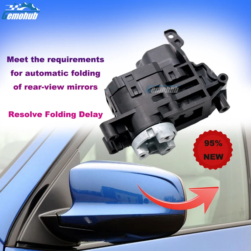 Auto Side View Mirror Folding Motor For 2007-2011 Subaru IMPREZA WRX STI Gear Module Plastic Hoop Automatic Metal PCB Board car