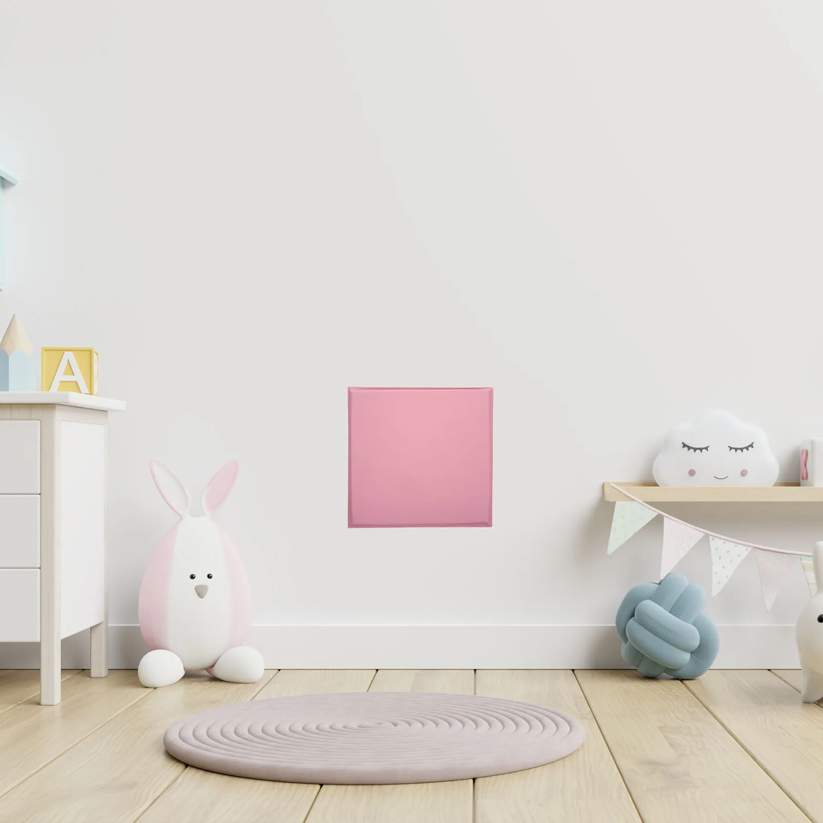 Acolchado de pared anticolisión para habitación de niños, paneles de pared acolchados anticolisión cuadrados seguros de PVC para mesita de noche, Panel de decoración del hogar de fácil instalación