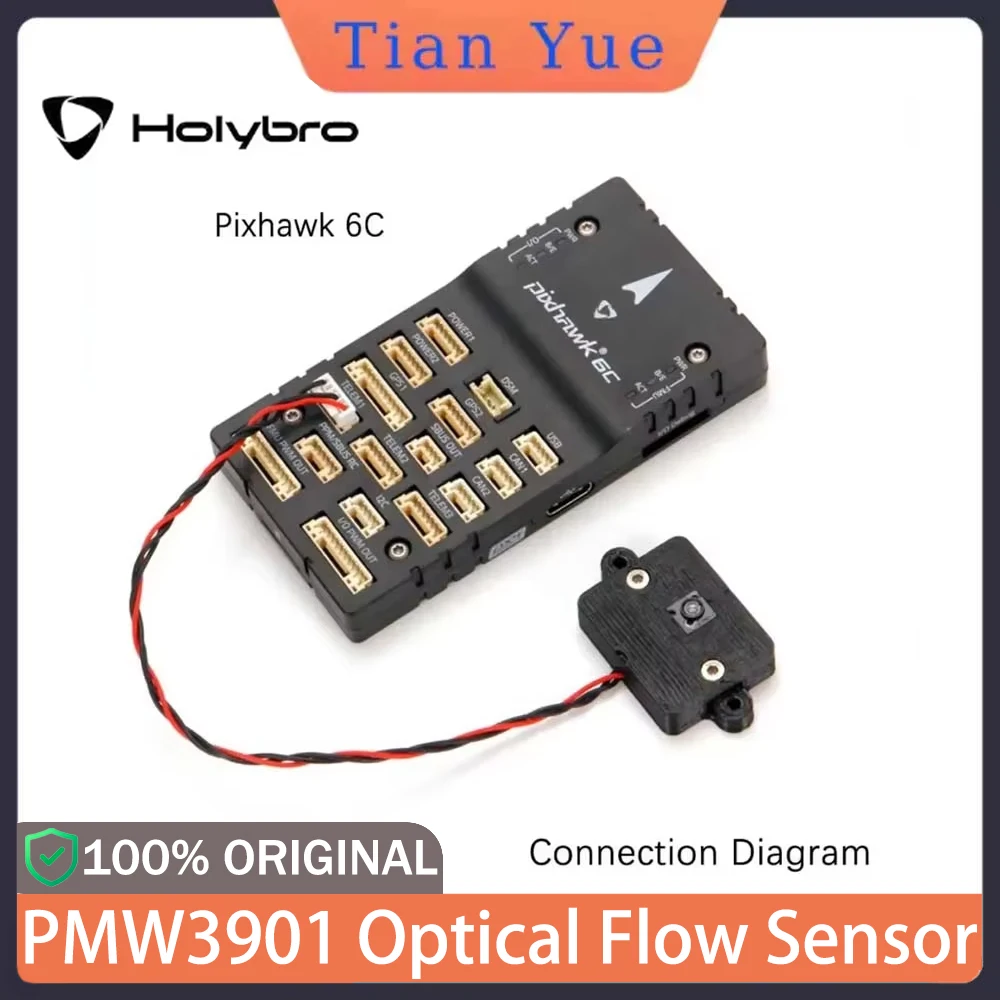 

Holybro PMW3901 Optical Flow Sensor Built in BEC Compatible with PX4 Ardupilot Easy to Install for Drone Parts