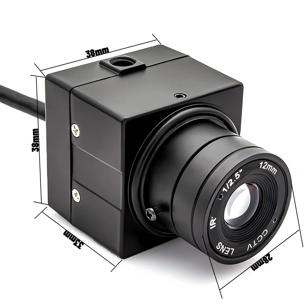 4MP Webcam HD Digital Metal Mini IP Camera POE 1/2.9" CMOS Low Illumination AI MotionDetection CCTV Network Security Onvif H.265