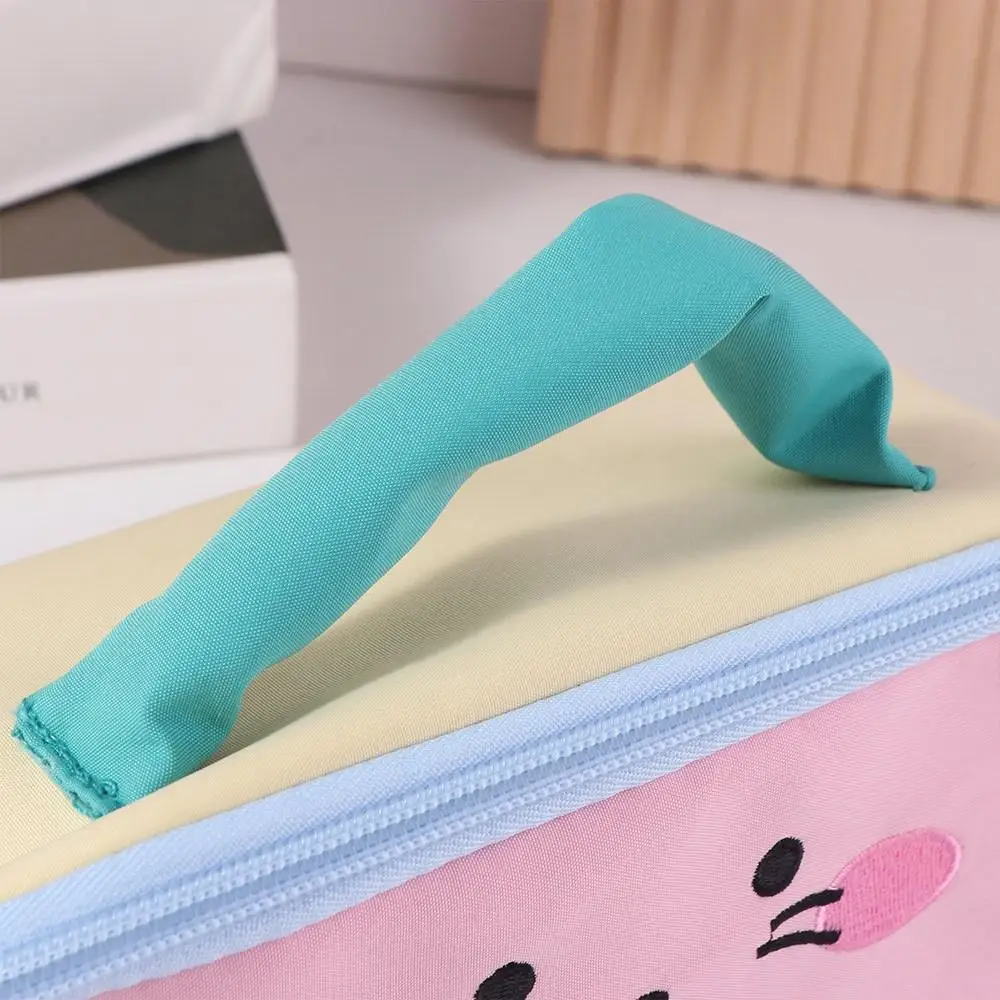 

Large Capacity Cartoon Pencil Case Duck Rabbit Dinosaur Cosmetics Storage Korean Pencil Bag 6 Multi Layers Zipper Makeup Bag
