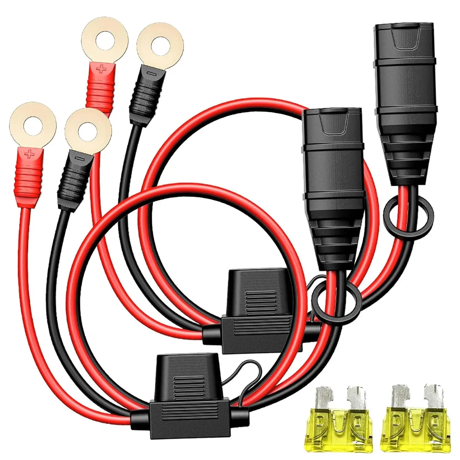 

1/2PCS M10/M6 Car Plug Fast Charging Connector Cable Silicone Cable Compatible With NOCO GC008X Connect Cable Heavy Duty