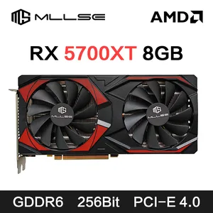 Mllse AMD RX 5700 XT 8GB Tarjeta gráfica GDDR6 256bit PCI-E 4.0 × 16 6+8pin Radeon GPU RX 5700XT Tarjeta de video de juegos Placa de video Video 8 mejores ventas RX580 16GB - №8