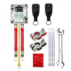 Universal 12V Car Battery Smart Protector Battery Switch,Single Double Battery Isolator with Remote Controllers