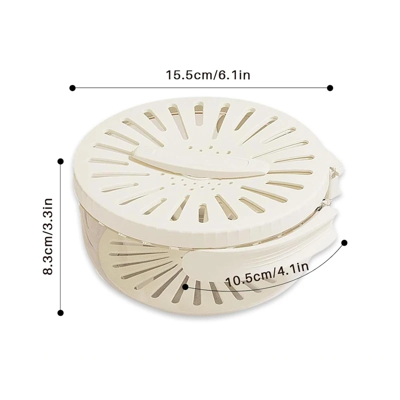 2-In-1 Fruit Drain Basket Vegetable Washing Basket With Foldable Handle Refrigerator  Crisper Storage Bowl For Home Kitchen - Image 6