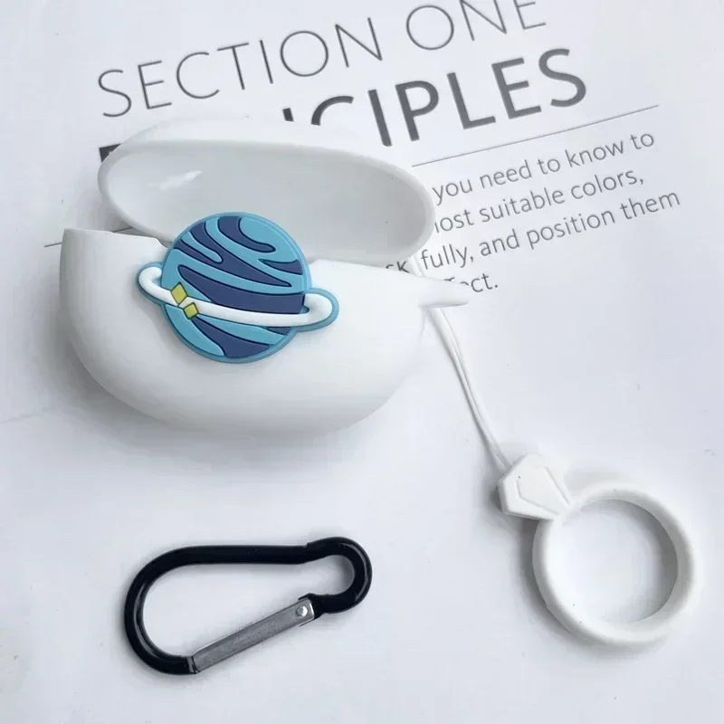 Para batidas solo buds caso capa dos desenhos animados astronauta silicone fone de ouvido capa para batidas solobuds capa protetora