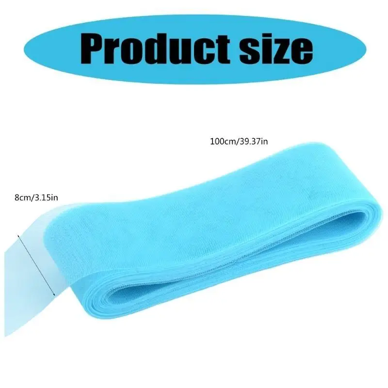 39bb Tulle Gainze Belt for Elegant Fascinator Hat Styling and Clothing Accessories