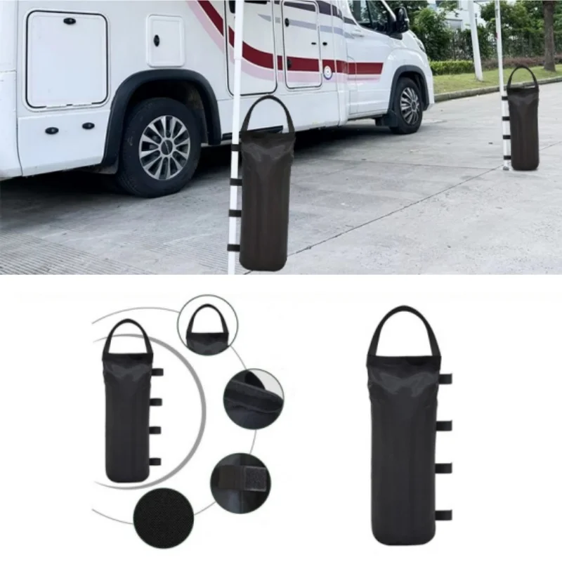 2pcs Outdoor Windproof Fixing Sandbag Camping Tent Sand Bag Durable Nylon Canopy Weights Sandbag Accessories No Filling
