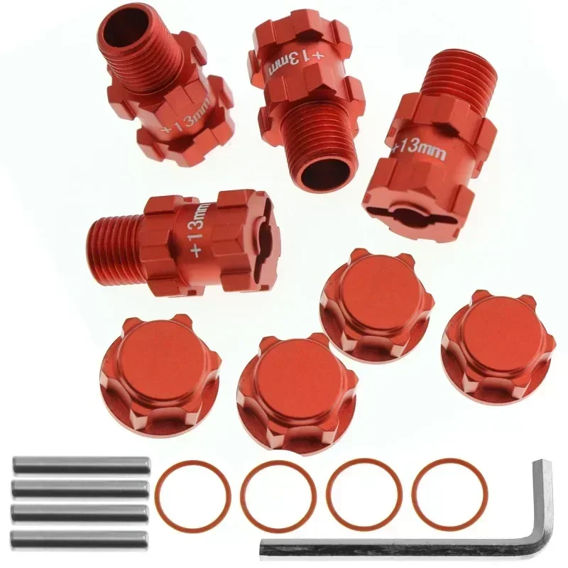 Metal 14mm to 17mm Wheel Hex Adapter for 1/10 ARRMA 3S SENTON VORTEKS Typhon Big Rock Granite RC Car Upgrade Parts