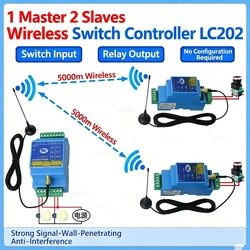 Switching Quantity Wireless Transmission Module One Tow Two Water Level Controller Signal Transceiver Relay Pump Remote Control
