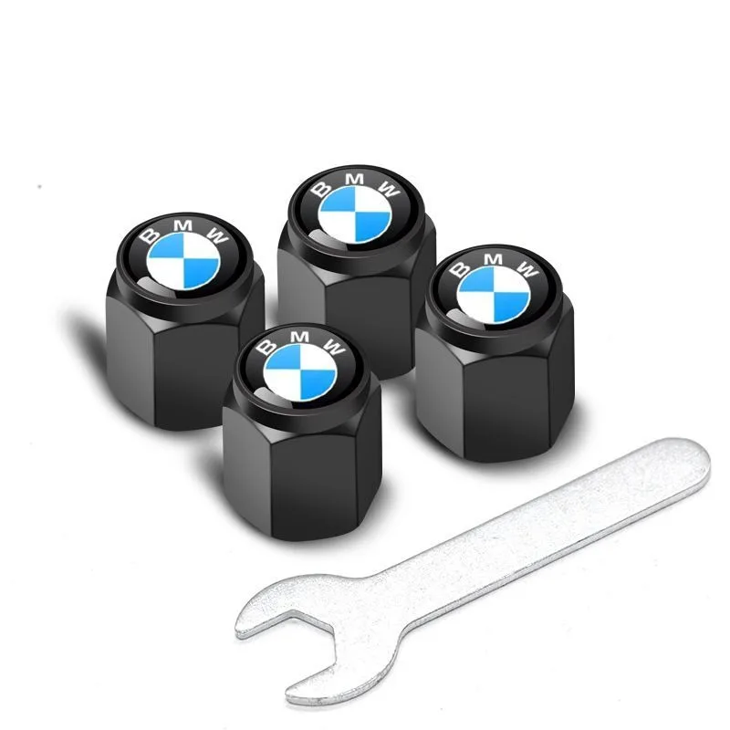 4Pcs Car Wheel Tire Styling Tire Valve Air Nut Cover Car Logo Accessories for BMW E46 E52 E53 E60 E90 E91 F30 F20 F10 F15 M3 M5