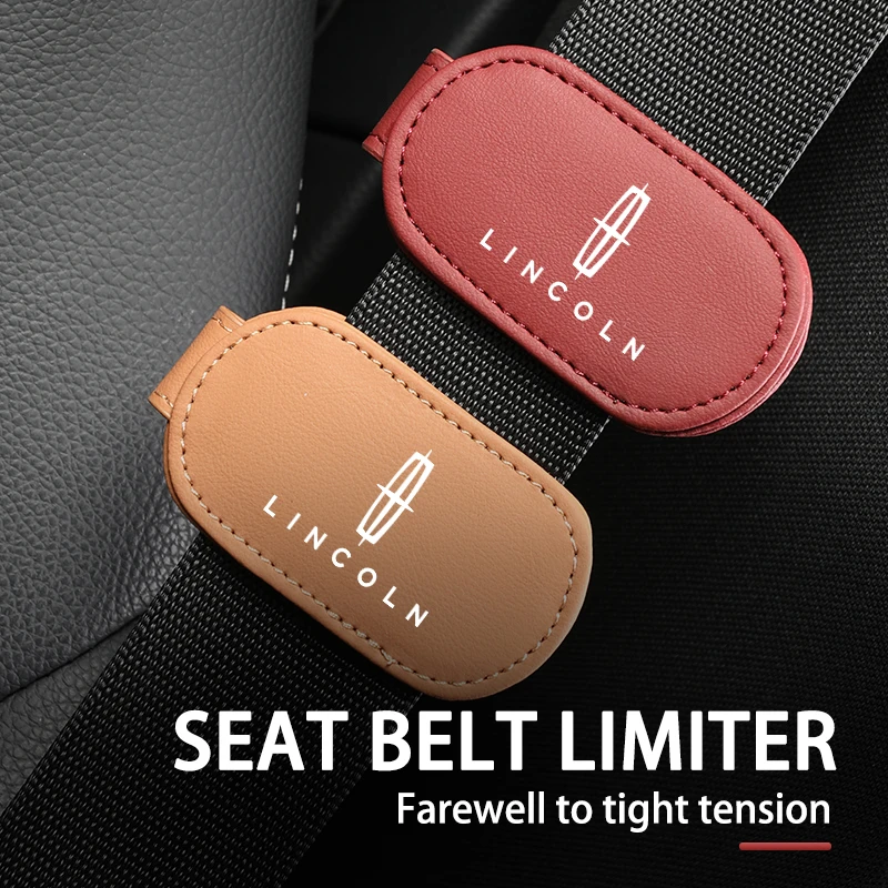 Car Seat Belt Anti-skid Clip Adjustable Magnetic Fixed Limiter For Lincoln Mondeo MKC MKZ MKX MKT Aviator Navigator