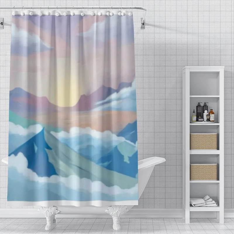 Home shower curtains for bathroom waterproof fabric bathroom Curtains Anime animal style modern shower curtain 180x200 90x180