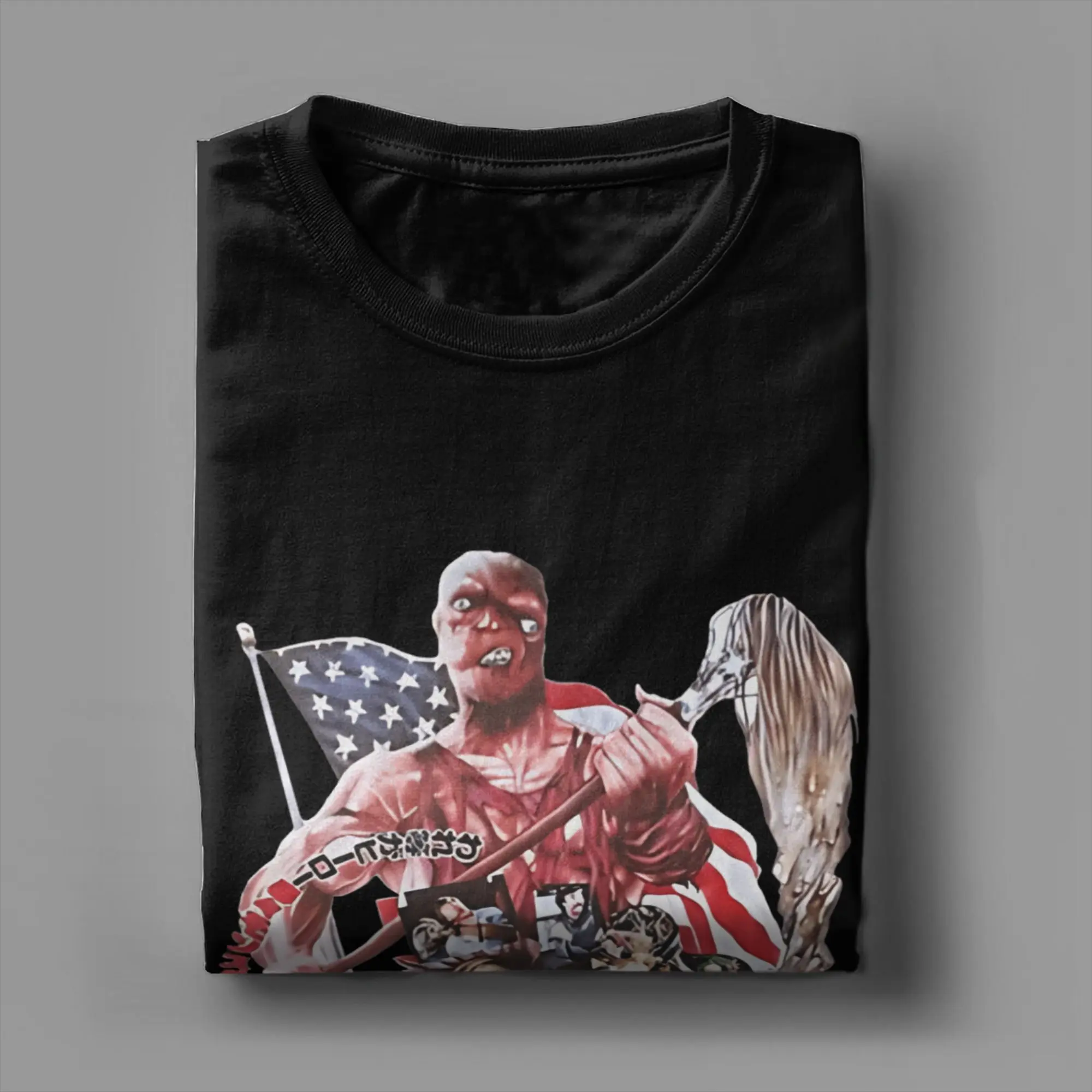 تي شيرت رجالي كوميدي سام المنتقم الترفيه 100% قطن تي شيرت قصير الأكمام تي شيرت الياقة المستديرة بلايز حجم كبير