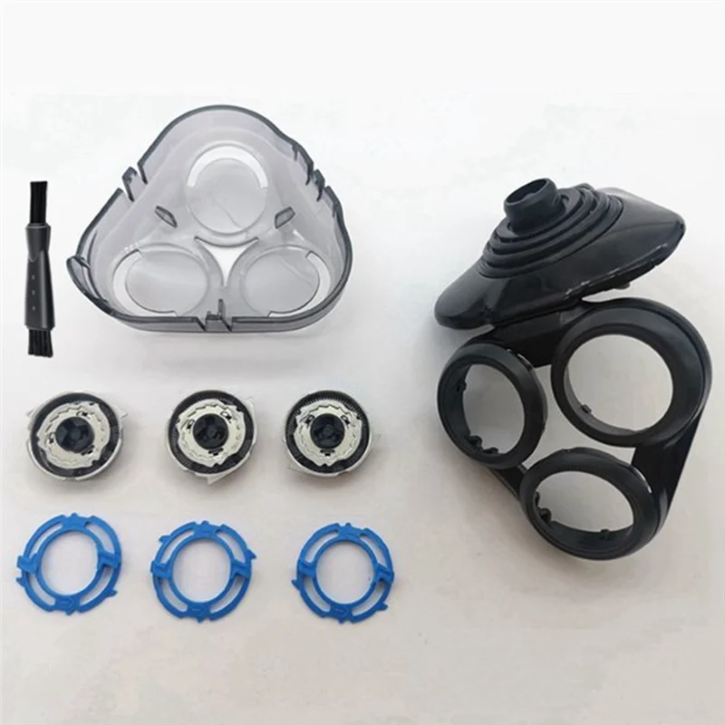 Gruppo testa completo di ricambio per rasoi Philips Norelco serie S5000 S5370 S5571 S5420 S5140 S5078 S5077 S5050