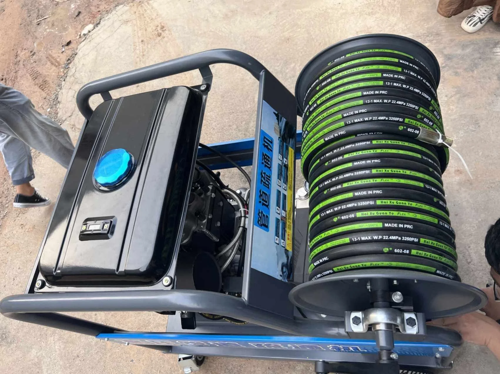 Portable Pipeline Dredger High Power Drain Cleaning Equipment Easy Operation