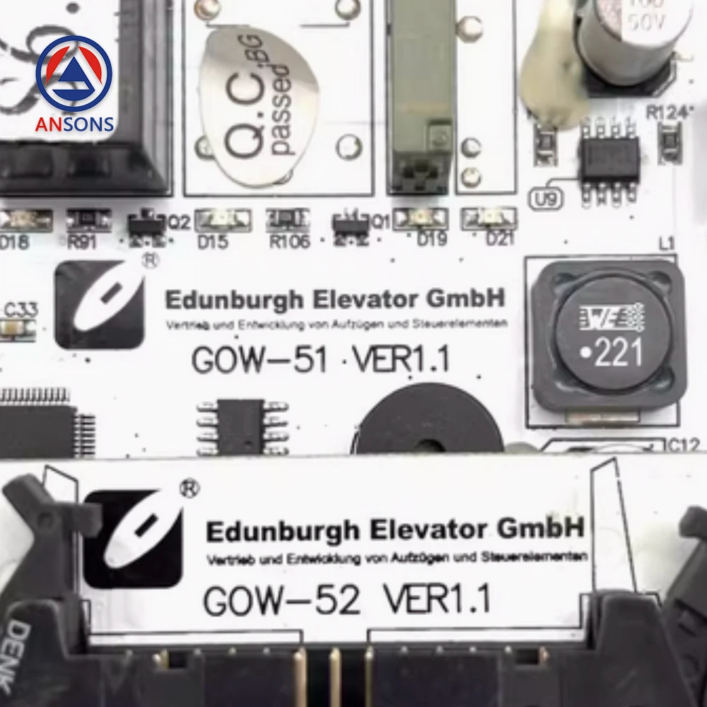 CBB-01K CBB-01D VER1.1 GOW-51 GOW-52 GOW-33 EDUNBURGH Elevator Communication Command PCB Board Ansons Elevator Spare Parts