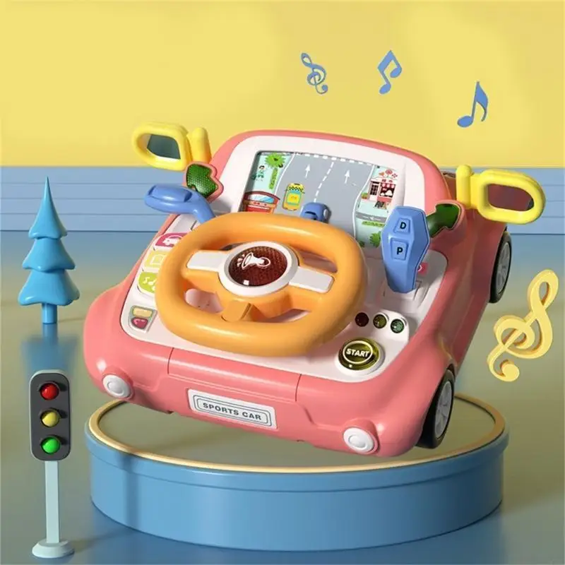 97BC Kids Learning Driving Toy Steering Wheel Pretend Play for Children Toddler Baby Steering Wheel Toy Learning Toy