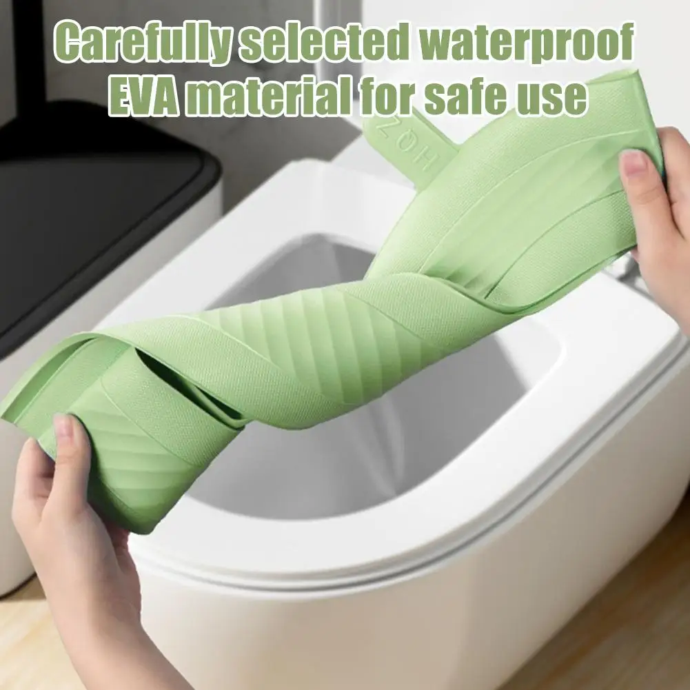 Toilet Seat Cover Soft Waterproof EVA Toilet Cushion Sticker Winter Warm Bathroom Close Stool Protector Bathroom Accessories