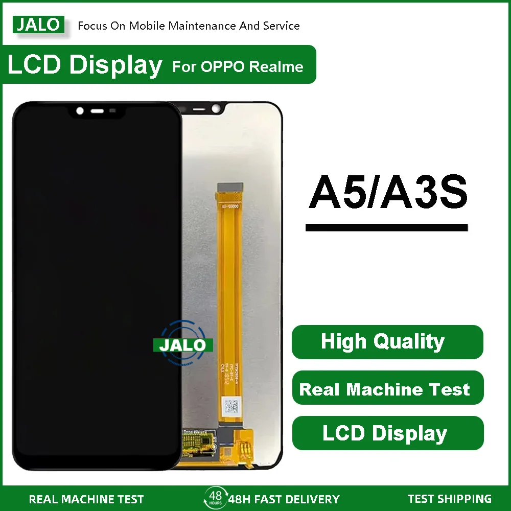 

JALO screen assembly is suitable for OPPO A5 A3S AX5 Realme2 A5 LCD screen LCD Display Touch Screen LCD Panel Replacement