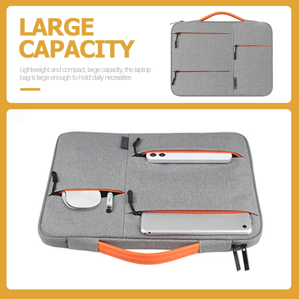 حقيبة كمبيوتر محمول مقاس 13 بوصة، حقيبة كمبيوتر محمولة خفيفة الوزن، بطانة ناعمة، سعة كبيرة لماوس الكمبيوتر اللوحي المحمول المتين #3