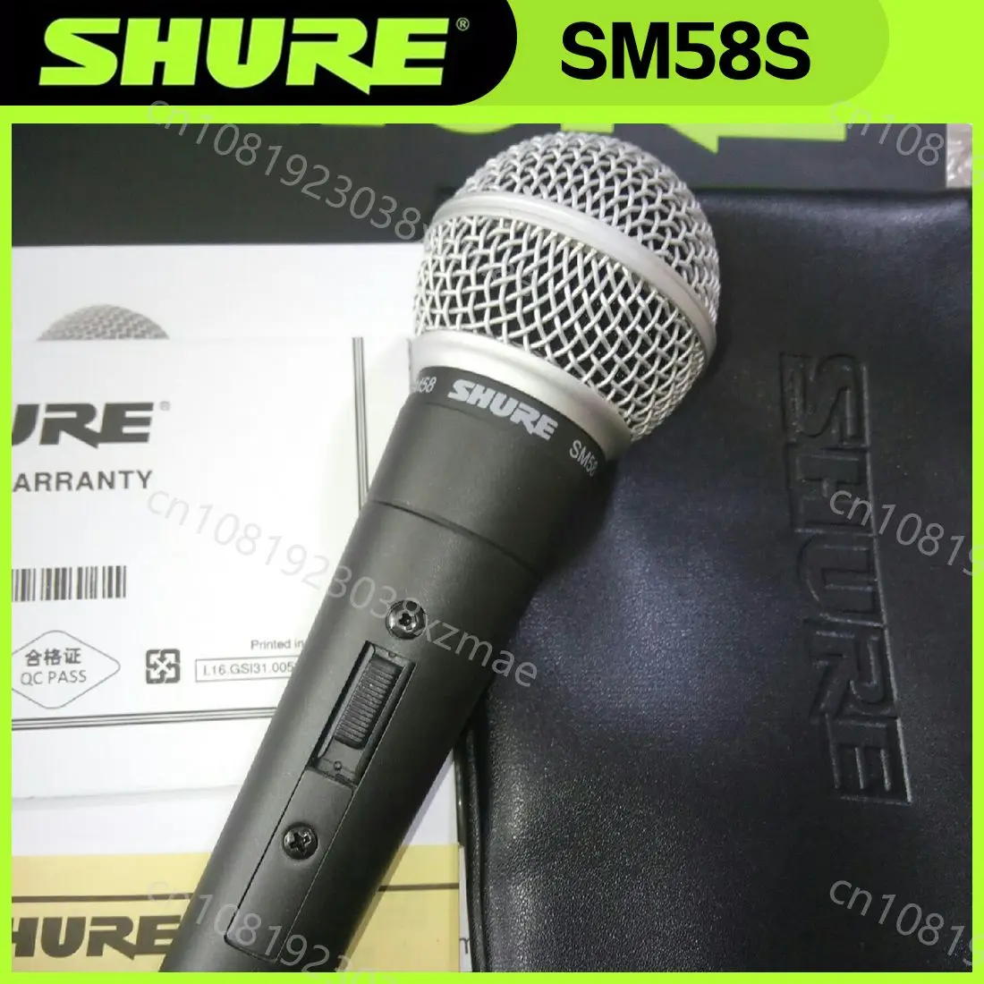 SHURE SM58 Legendary Vocal Dynamic Wired Microphone High Quality Professional DJ Cardioid Mic Karaoke KTV Stage Show Church