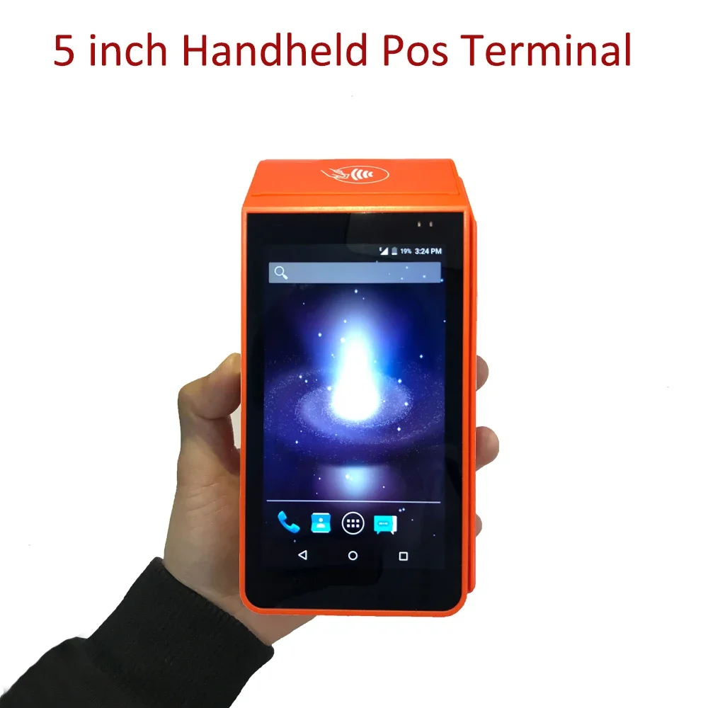 Versatile Portable Android POS Terminal Perfect For Food Delivery Hotels Taxis And More!