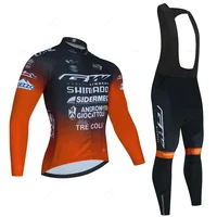 Gw otoño 2025 Pro equipo ciclismo Jersey 19D conjunto de babero uniforme MTB ropa de bicicleta ropa de bicicleta de secado rápido ropa de ciclismo larga para hombre