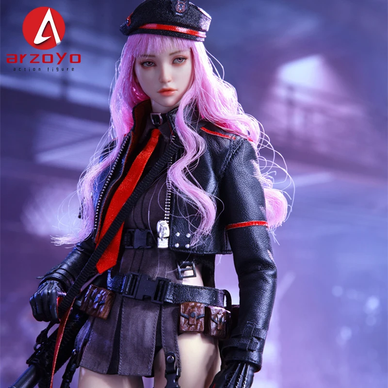 IN STOCK POPTOYS X COLOUR STUDIO BG-001 1/6 Scale Black Fire Mirabelle Rose 12inch Full Set Female Soldier Action Figure Body