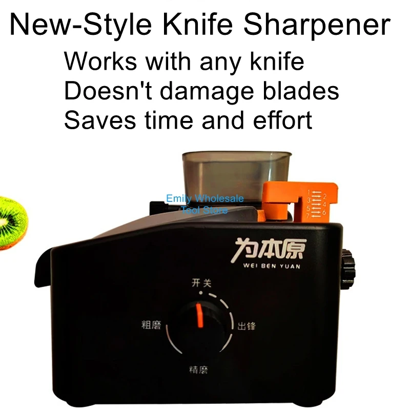 Multi-Function Knife Sharpener Compact Electric Sharpening Tool Commercial & Home Use Knife Sharpener