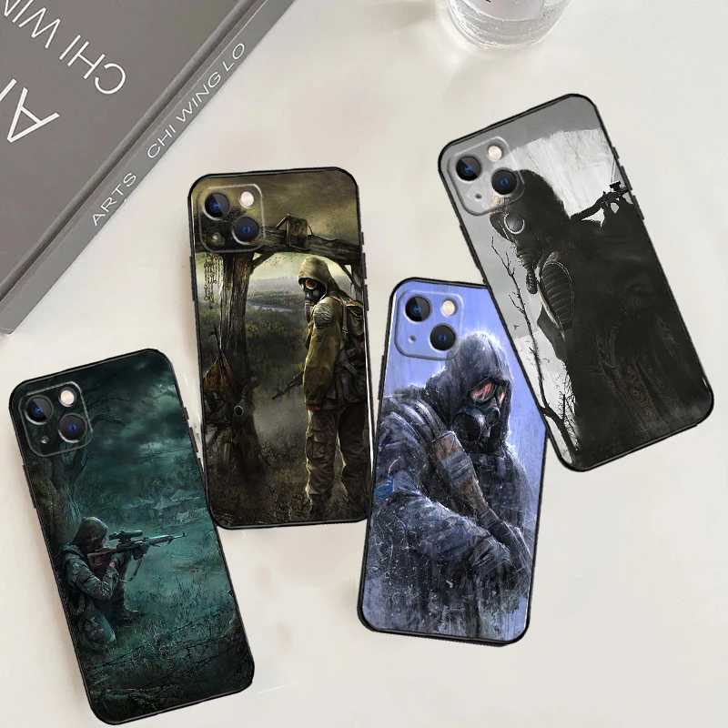 Stalker Clear Sky Phone Case For iPhone 15 16 Pro Max 11 12 13 14 Pro Max 7 8 Plus X XS XR 12 13 Mini Cover