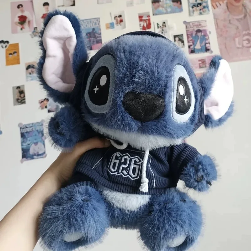 Nowa maskotka Steiff Stitch z 2025 roku, pluszowa zabawka w ubraniach, poduszka Steiff, poduszka dla dzieci, pluszaki, miękkie zabawki, prezenty