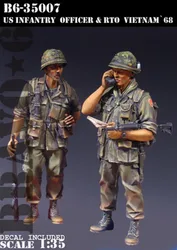 Die-cast Soldado Resina, 3 pessoas precisam montar e cor por si mesmo, 1:35 Escala, frete grátis