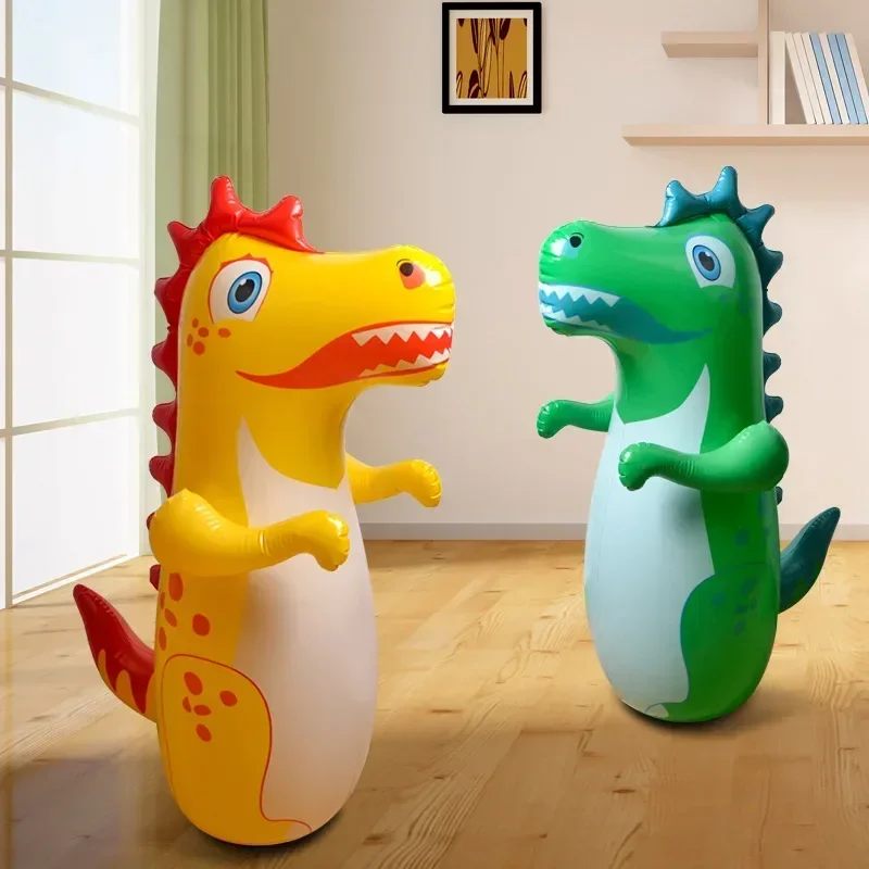 Opblaasbare Tumbler Grote Dinosaurus Dolfijn Speelgoed voor kinderen Stress Oefening Puzzel Fitness Speelgoed Spelletjes Sport Speelgoed