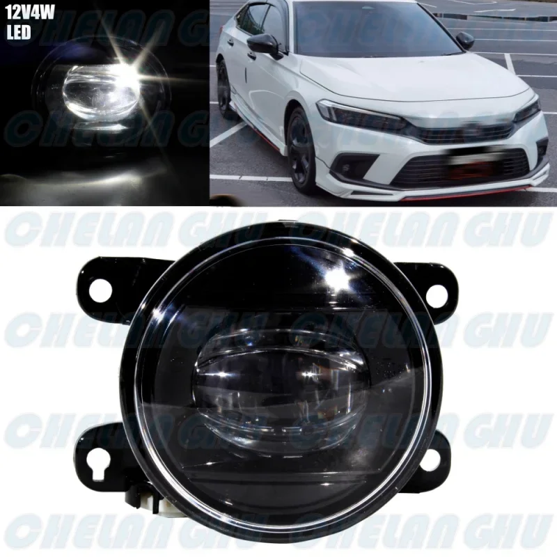 

For Honda 11th FE1 Civic 2022 2023 Car accessories Right Side LED DRL Daytime Running Light Front Bumper Fog Lights Lamp