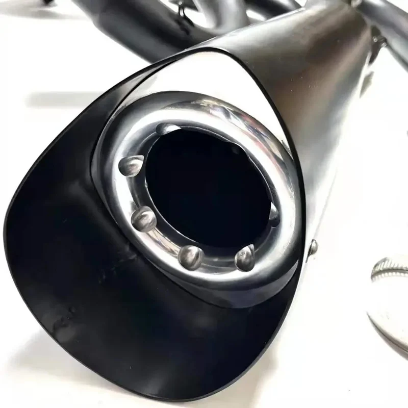 할리 나이트로드 V로드 머슬 02-21용 오토바이 V&H 블랙 배기 시스템 머플러 배기 파이프