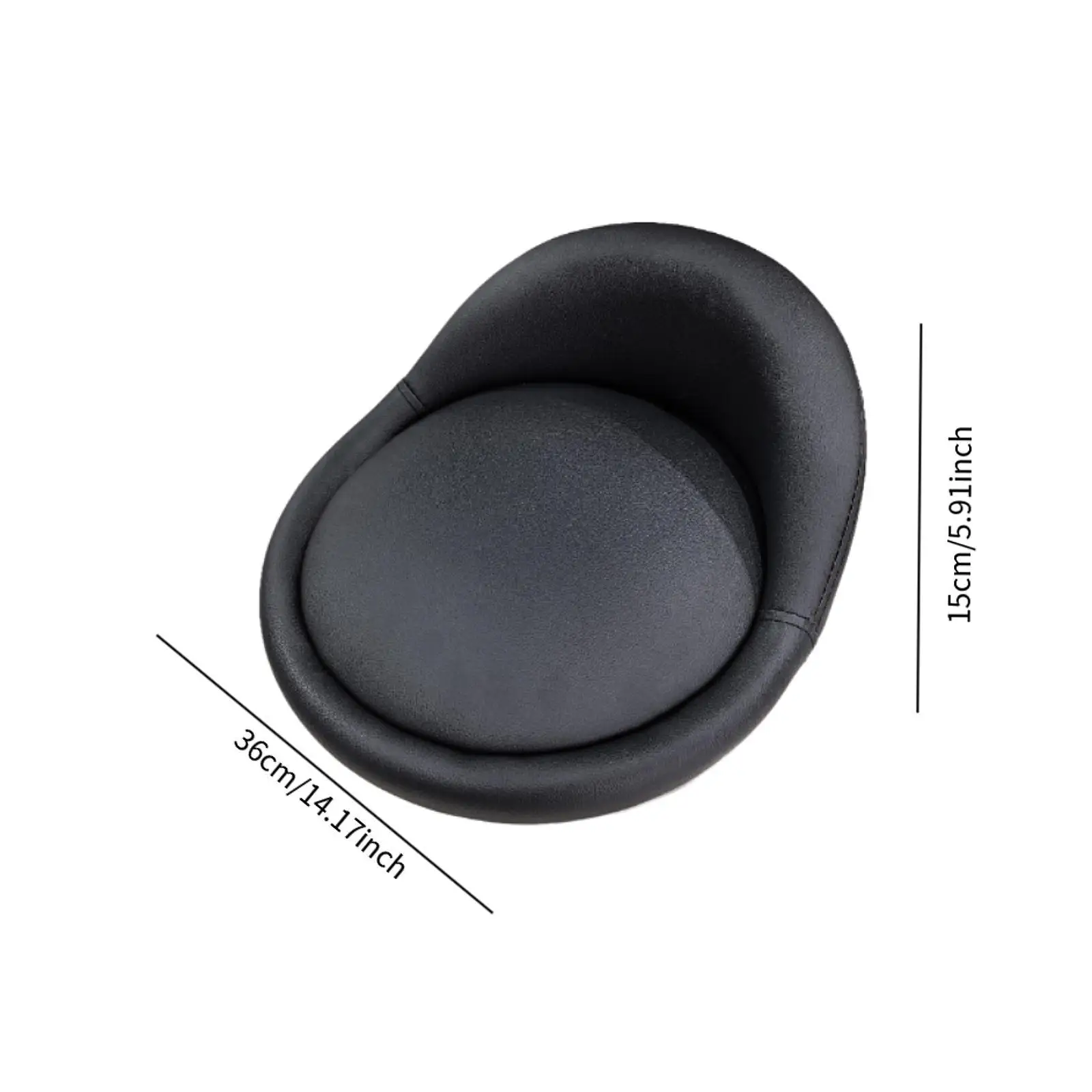 مقعد بديل لمقعد البار مصنوع من جلد البولي يوريثان، وسادة مقعد بديلة مريحة ومقاومة للماء لمتجر الصالونات #6