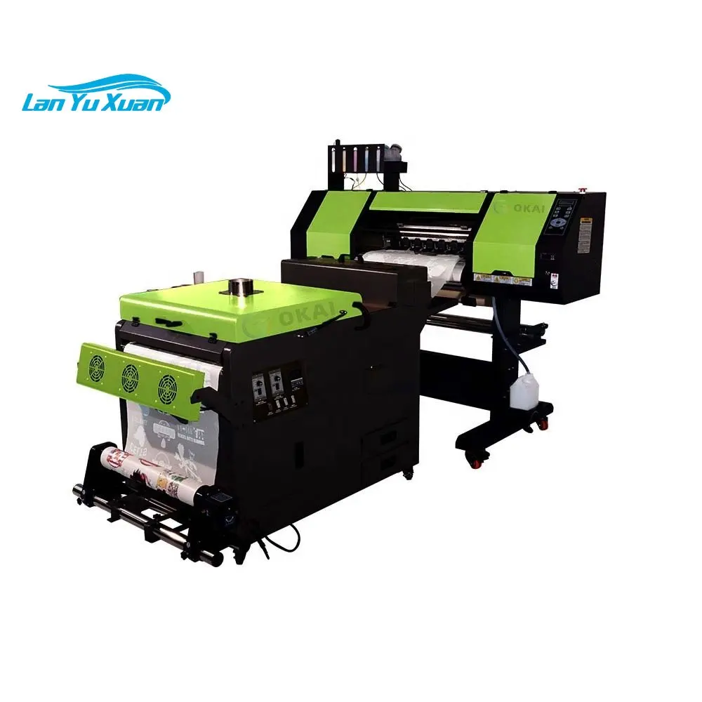 OKAI Printer Dtf I3200 Digital Transfer Film panas Pet Film Dtf Printer mesin cetak Dtf Printer 60cm
