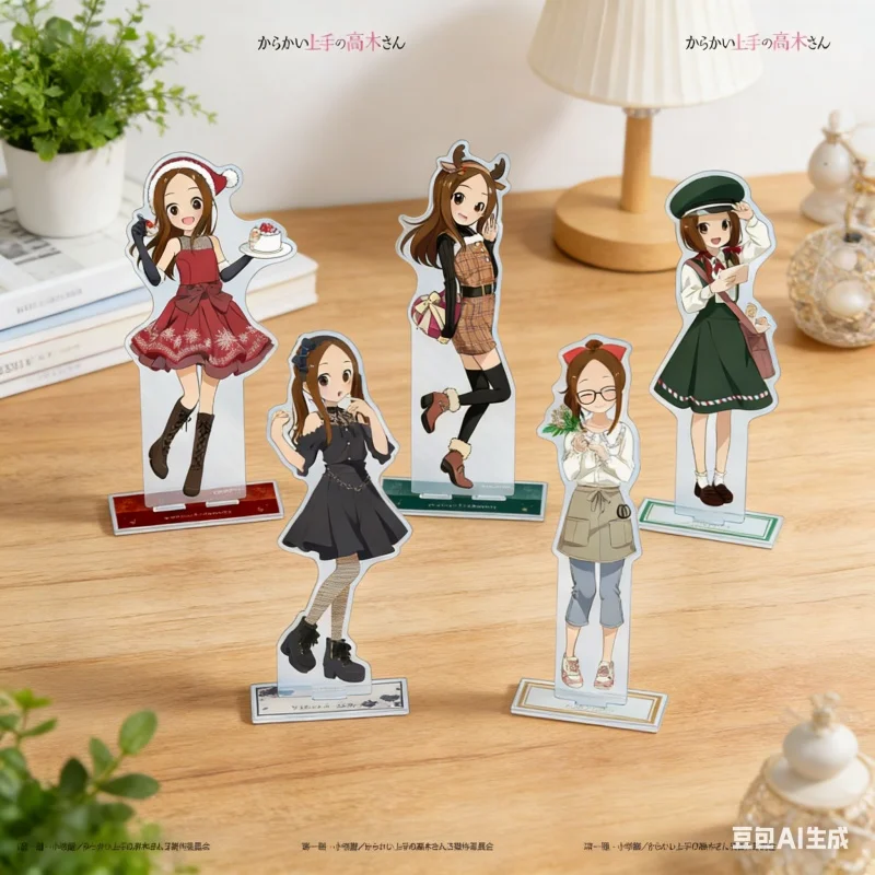 Figura de Acrílico HD de 15 cm de Takagi-san, del Anime Teasing Master Takagi-san, Linda, para Coleccionistas, Accesorios de Cosplay, Juguete, Regalo