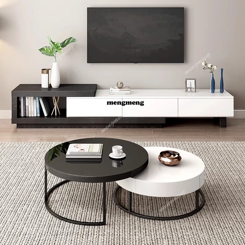 Italian Premium Tv Stands Designer Premium Unique Aesthetic Tv Stands Beauty Trendy Mueble Salón Tv Furniture For Living Room