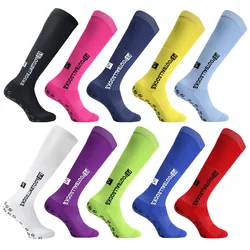 FS Long Football Socks and knee Sports Round Silicone Anti Slip Grip Soccer Socks Calcetas Antideslizantes De Futbol