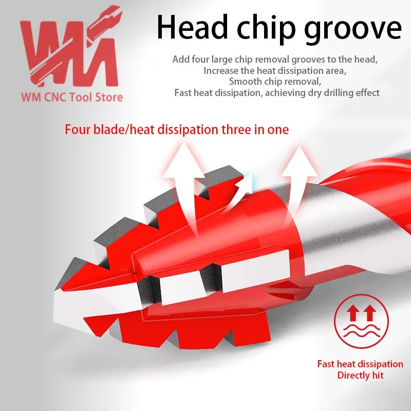 

Обновите эксцентриковое сверло с четырьмя зубцами и зубцами, полностью сверло для керамической плитки, эксцентриковое сверло с наклонной головкой, чугунный бесед