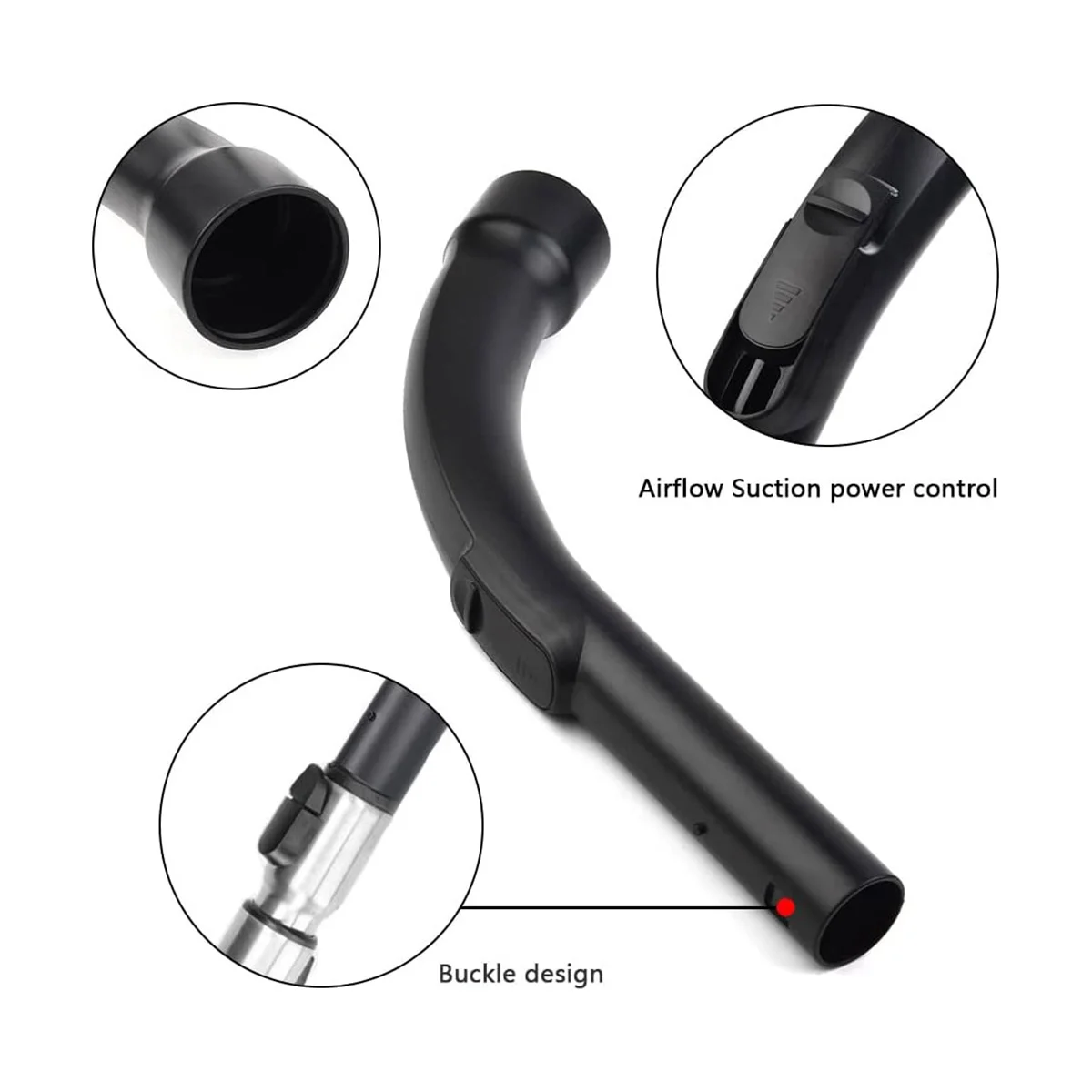 Mango para aspiradora Miele, piezas de repuesto, diámetro del tubo 35 mm / 47 mm