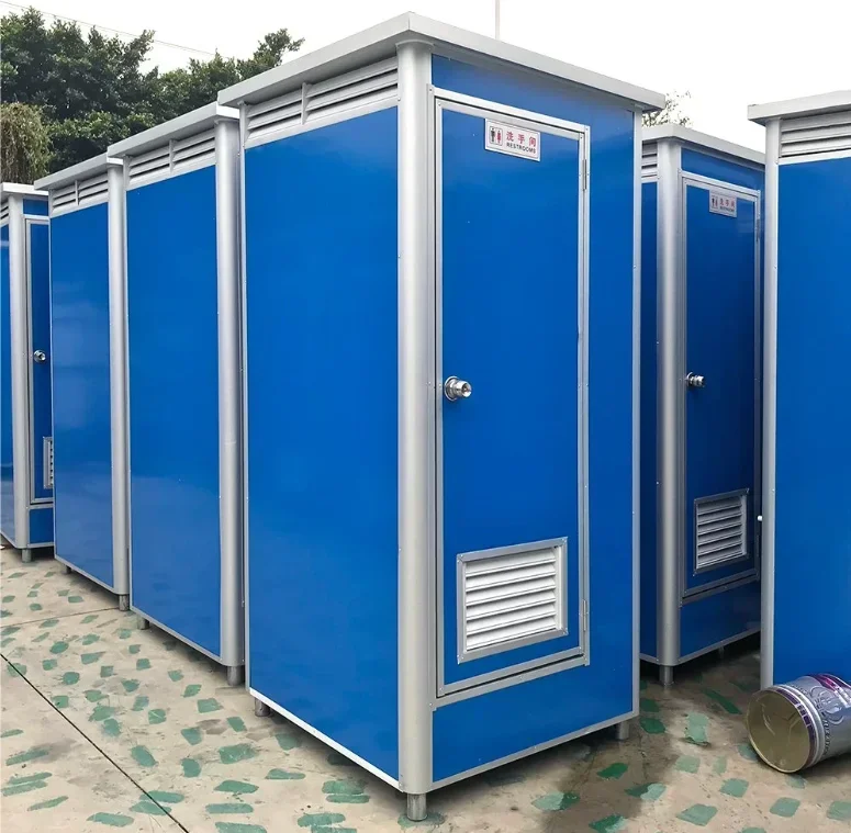 Portable Outdoor Prefab Toilet, Mobile Shower Room, Eco-friendly Material Easy To Assemble