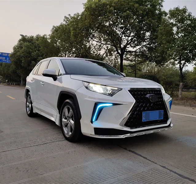 Auto Car Accessories Front Bumper Facelift Wide Conversion Bodykit Body Kit for RAV4 2020