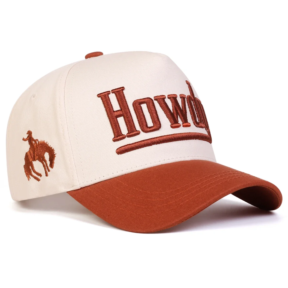 Unisex HOWDY Letter Embroidery Baseball Caps Spring Autumn Outdoor Adjustable Casual Hats Sunscreen Hat Sports Cap - view 3