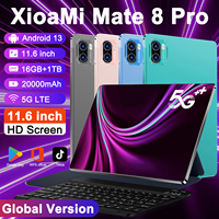 Global Version Original Xioami Mate8 Pro Tablet 11.6inch HD 4K Android 14 16GB+1T 20000mAh 5G Dual SIM Bluetooth WiFi GPS Tablet