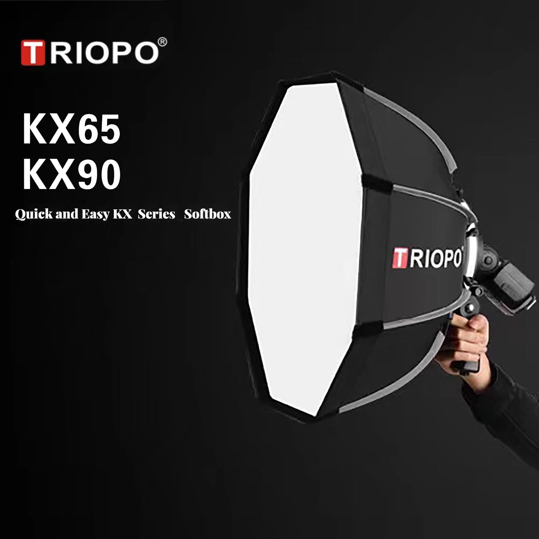 TRIOPOSoftboxKX55CMKX65CM90CMOctagonUmbrellaLightBoxForGodoxAD200V1SpeedliteFlashLightPhotographyPhotoStudio-AliExpress44