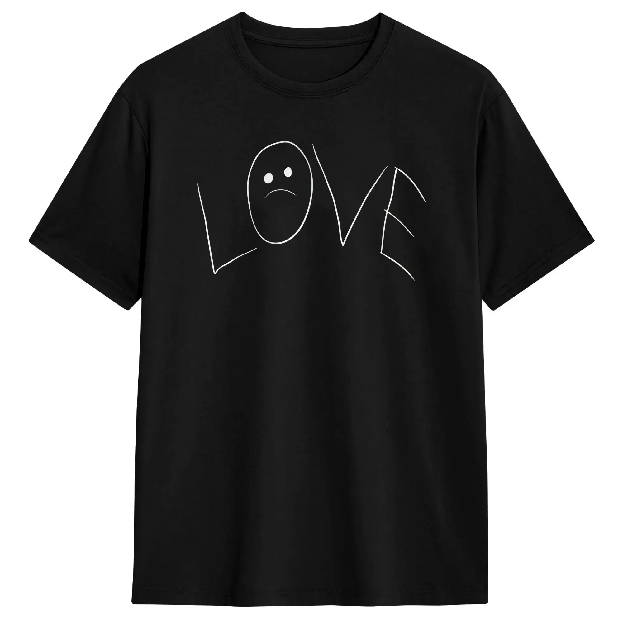 Men's LiL PEEP T Shirts  Cotton Tops Summer Y2K Basic Short Sleeve T Shirt Crew Neck Fashion Printed Tshirt