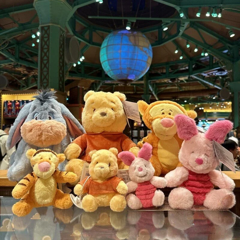 

Новинка 2026 года от Disney: плюшевый брелок с Винни-Пухом, Ииором, Пиглетом и Тигром, милый мягкий плюшевый кулон-подвеска, подарок для фанатов Disney